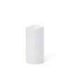 Blockljus LED Timer 15x7,5cm Vit
