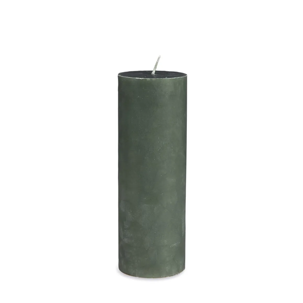 Blockljus Stearin 20x7cm Mörk Khakigrön