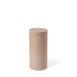 Blockljus Stearin 10x20cm Sand
