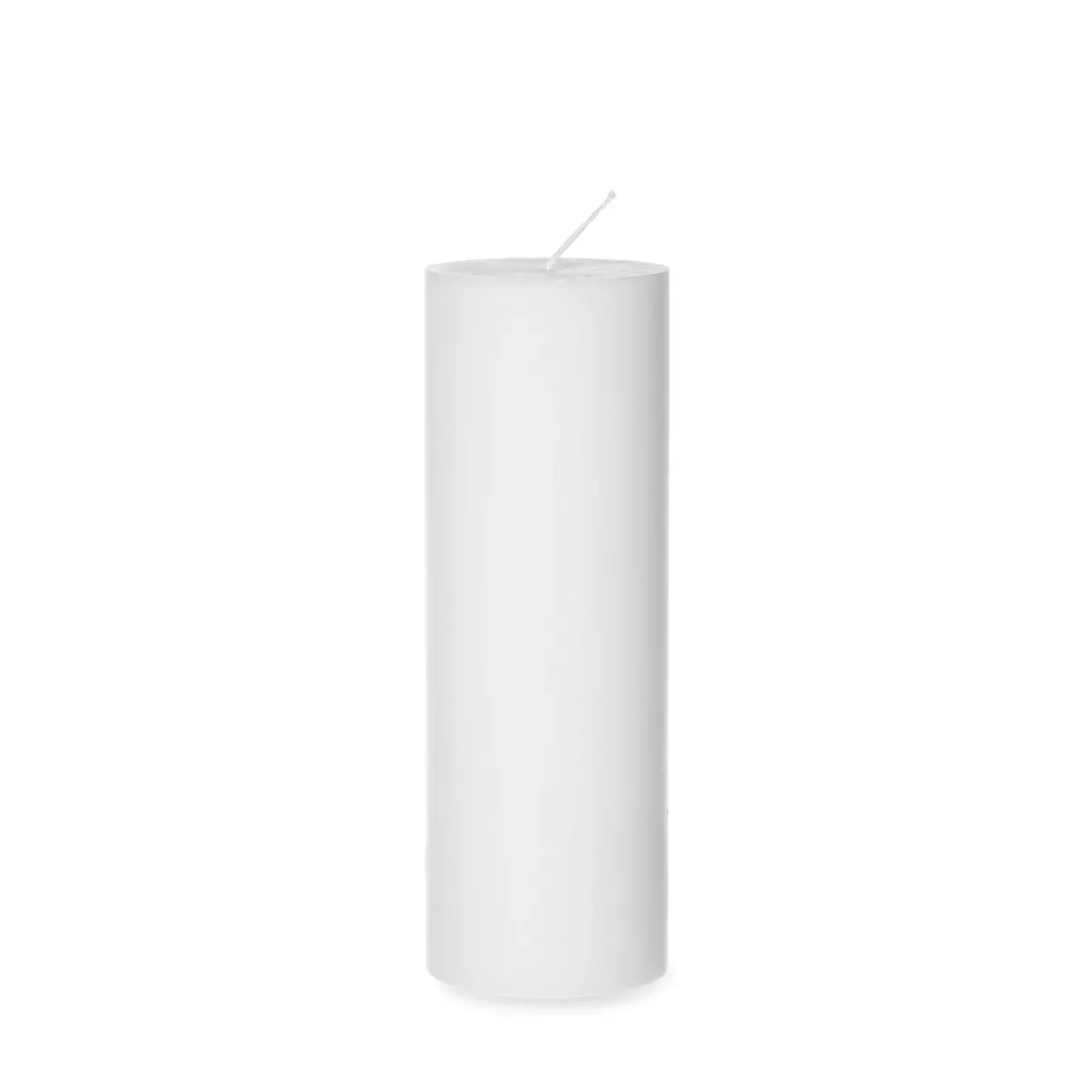 Blockljus Stearin 20x7cm Vit