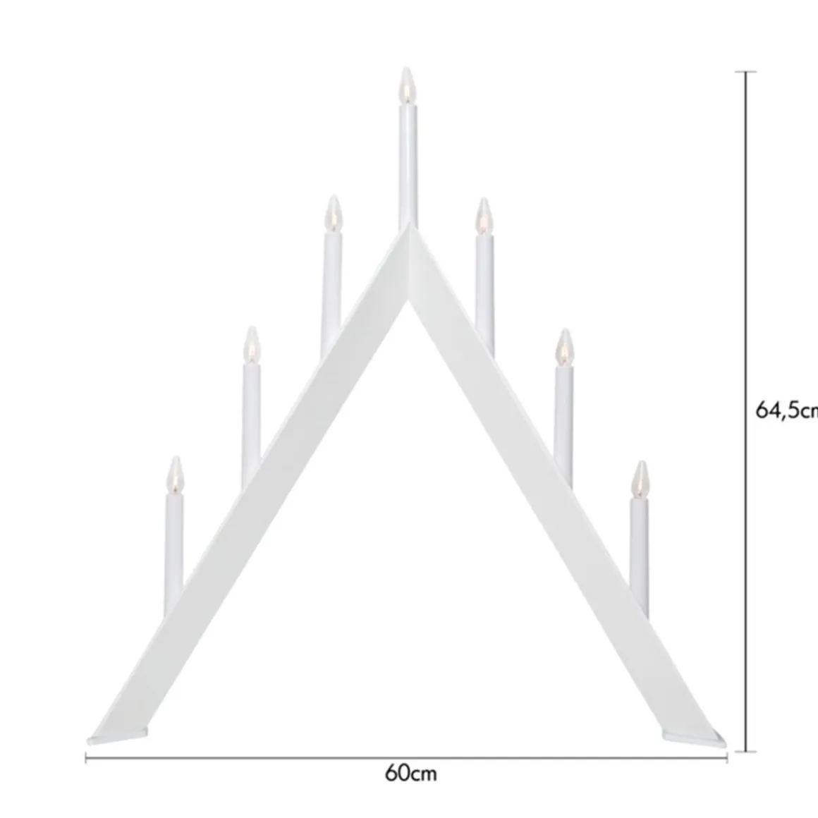 Elljusstake Arrow 7L Vit
