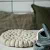 Grytunderlägg 20cm Ull Beige