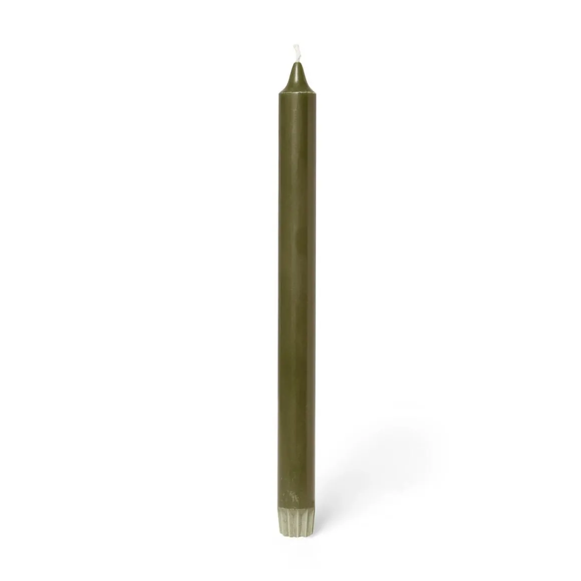Kronljus H28cm Khakigrön