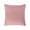 Kuddfodral Rand Linnemix 50X50cm Röd