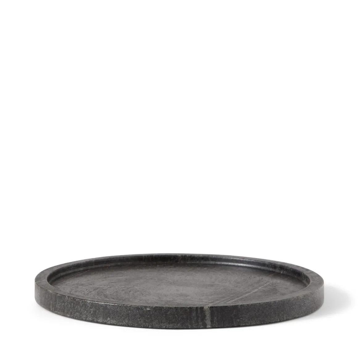 Ljusfat Rund Marmor 22cm