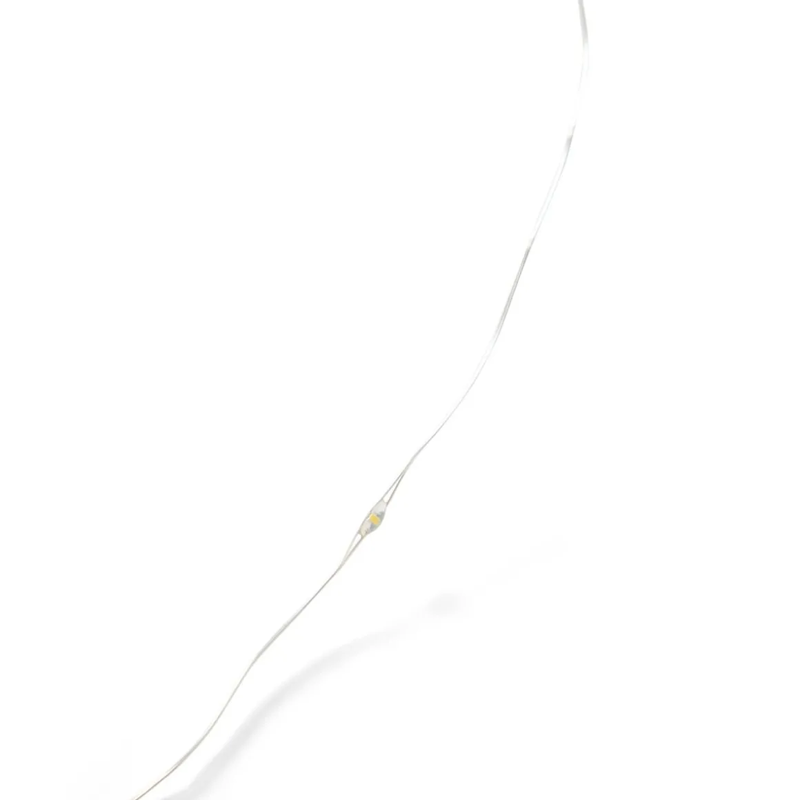 Ljusslinga 100 LED Micro 15m Silver