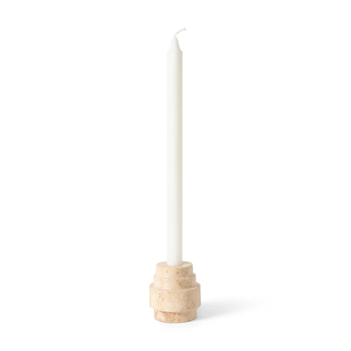 Ljusstake Travertin 7,5x7,5cm