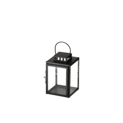 Lykta Metall 16cm Svart