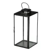 Lykta Metall 41cm Svart