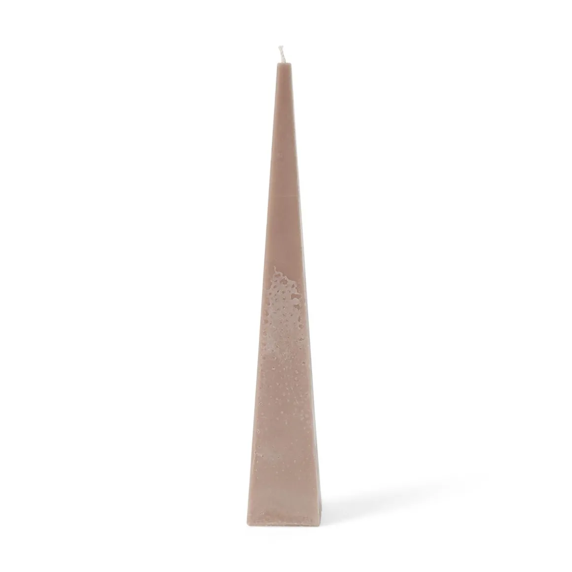 Pyramidljus Stearin 5,8x35cm Sand