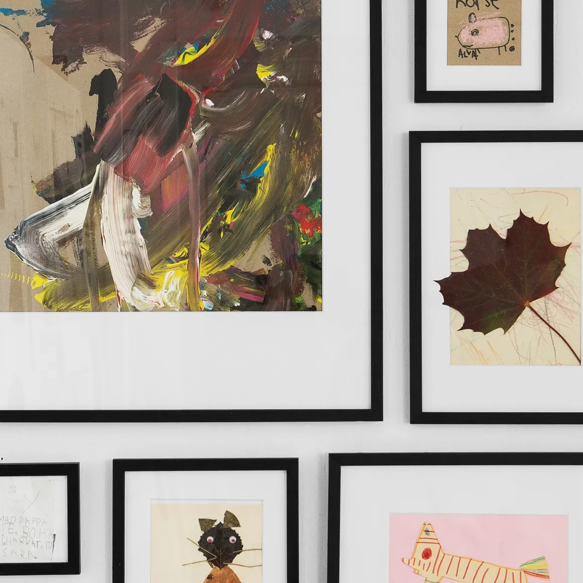 Ram 10x15cm Svart