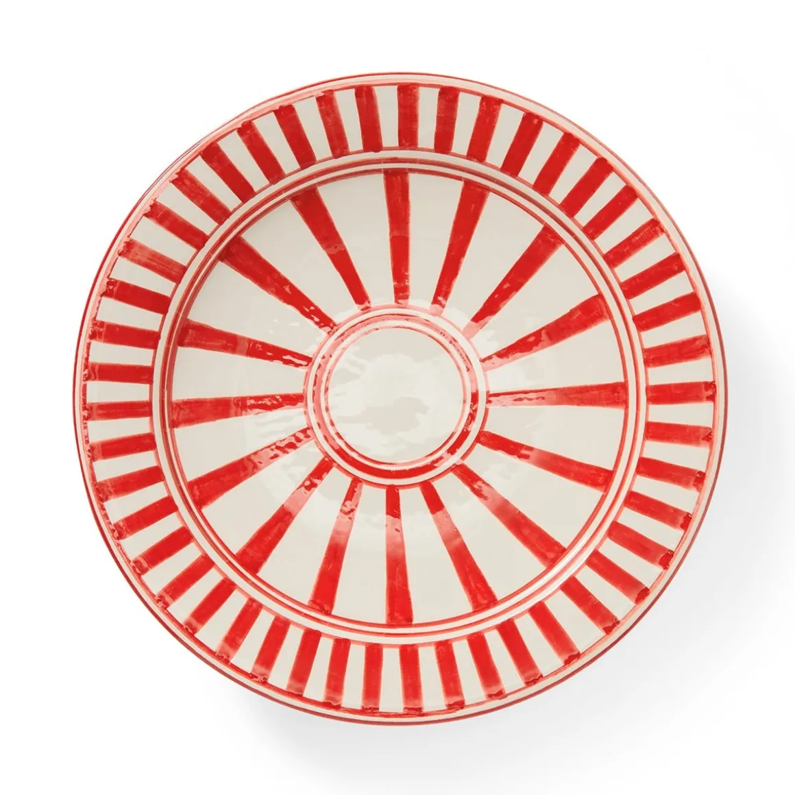 Serveringsfat 35cm Röd