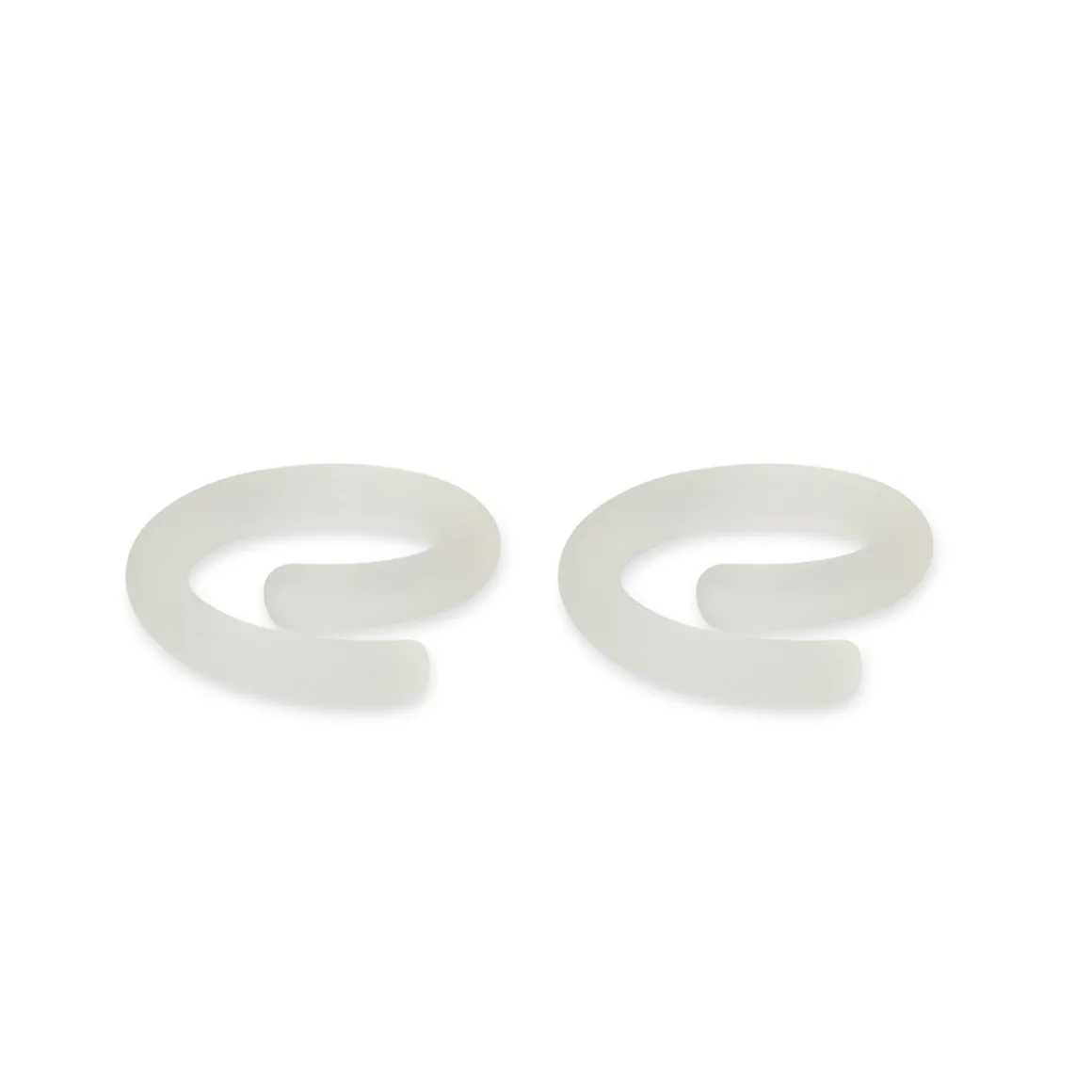 Servettring 2-p Glas Frostad