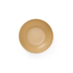 Skål Bruno Stengods 12cm Ljus Ockra