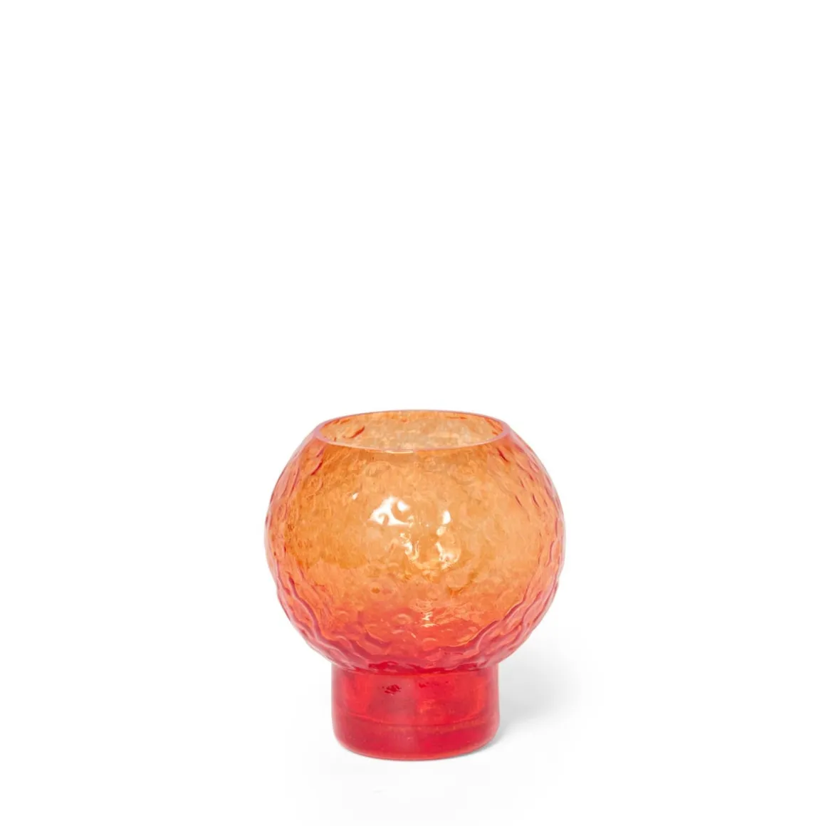 Skruf Ljuslykta 10x10cm Orange